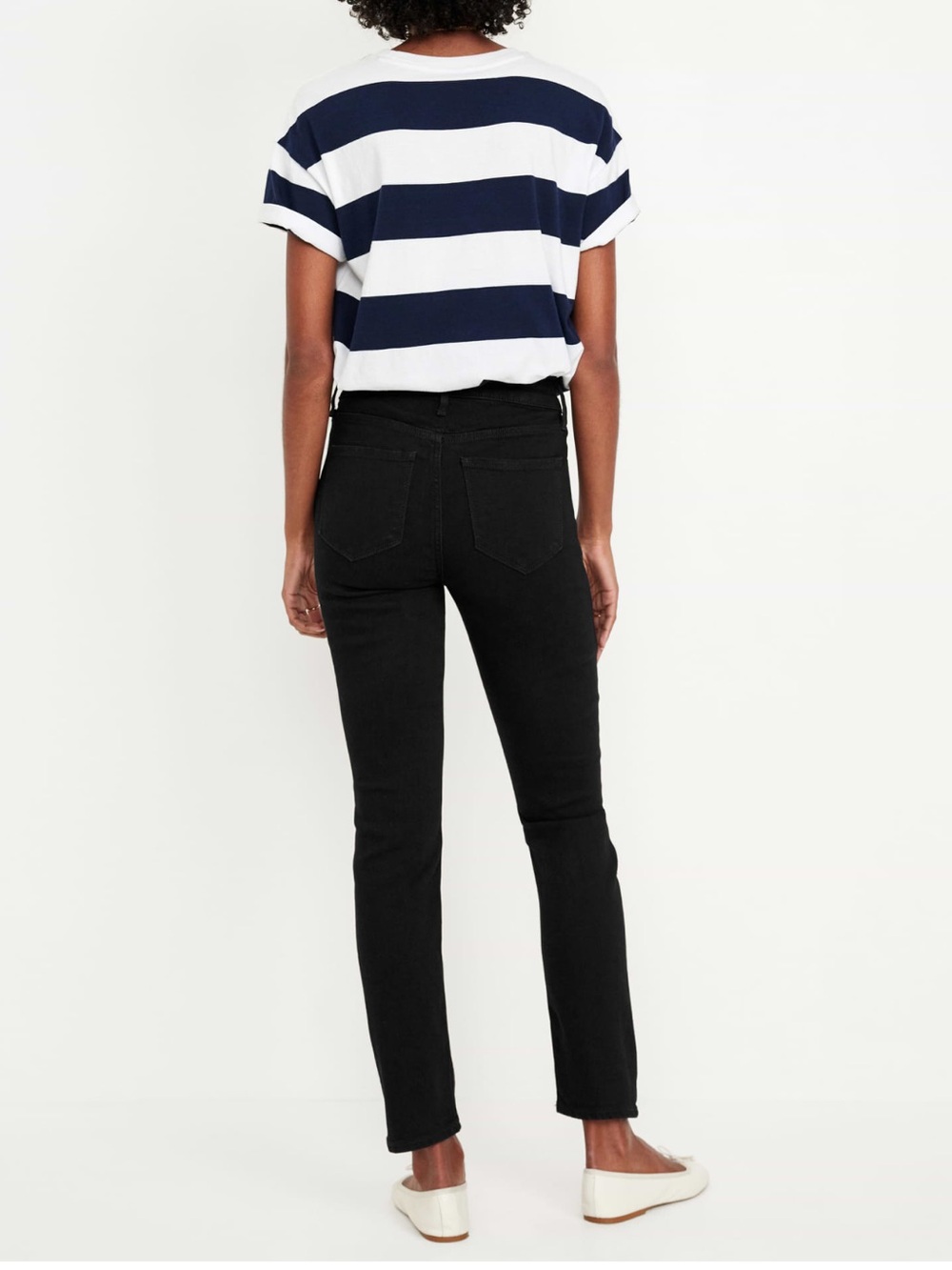 Old Navy Women’s High Rise WOW Straight Ankle Jeans, Size 16 Short, Black - Picture 5 of 10